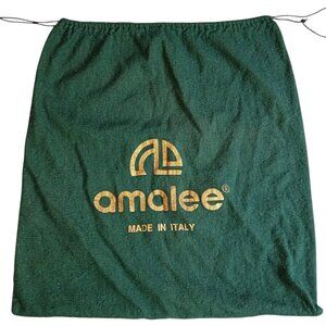 Vintage Green/Gold Amalee Italy Dustbag- 17 " x 18 " - Handbag/Shoes/Storage